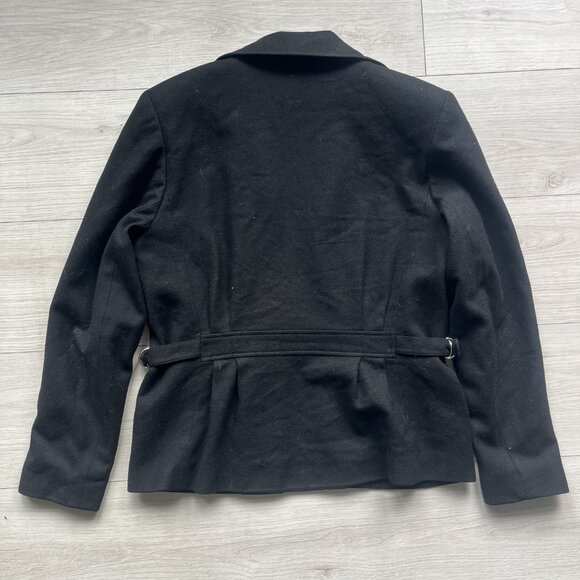 Vintage County Seat Black Wool Zip Jacket – M - Picture 4 of 4